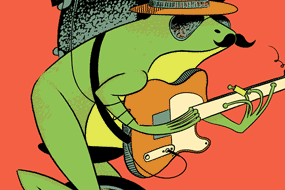 TSB + MFF Frogicycle Gig Poster