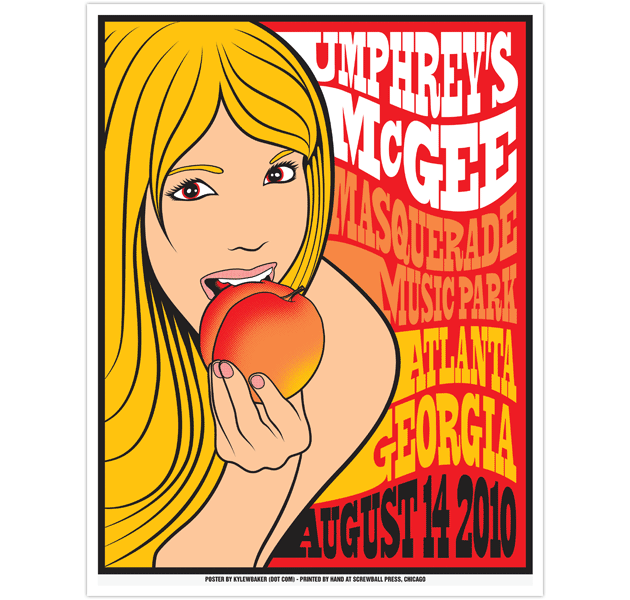 Umphrey’s “Eat a Peach” Poster