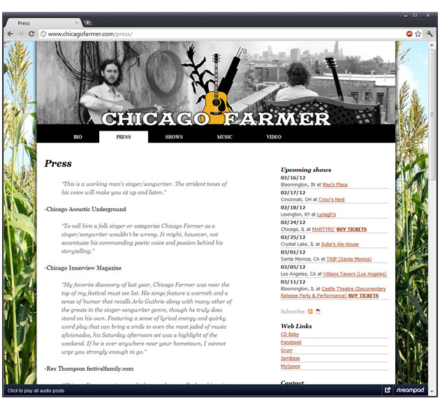 Chicago Farmer official website
