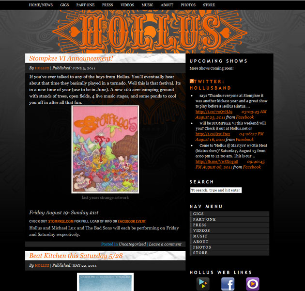 Hollus website