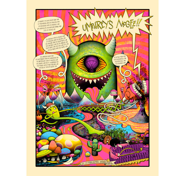 Umphrey's McGee Early 2014 Tour Poster