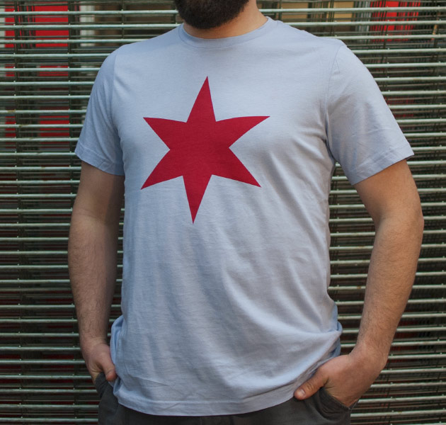 chicago-star-tee-shirt-unisex